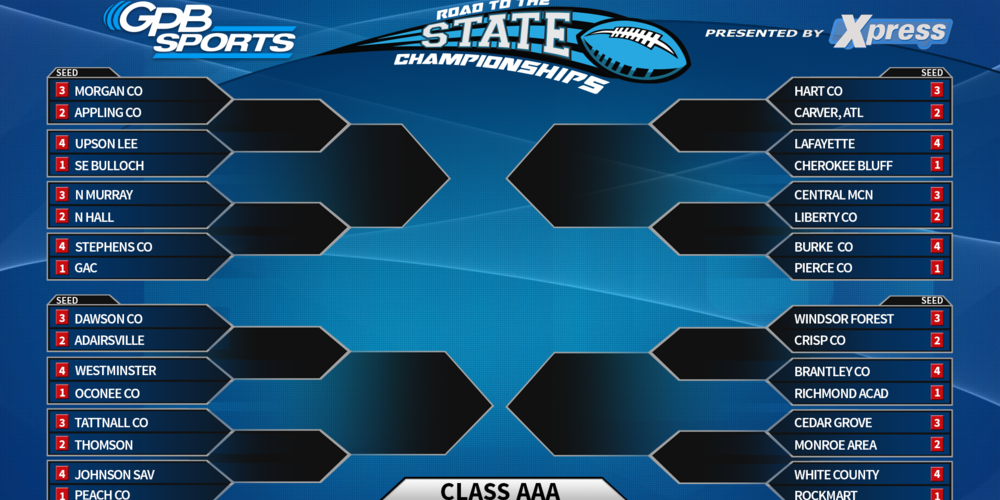 GHSA Football Playoffs Brackets Public Broadcasting